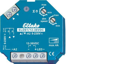 Eltako ELD61/12-36V DC LED-Dimmschalter 