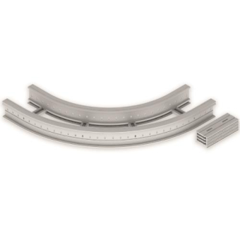  Flachbogen 90  halogenfrei grau 135x300 