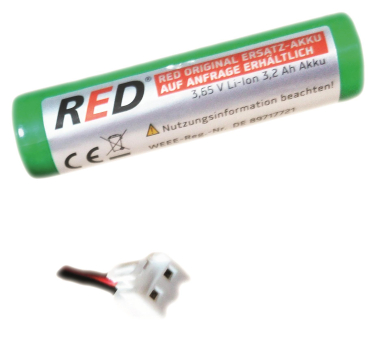 RED Ersatzakkumulator 3,65V Li-Ion 3,2Ah 