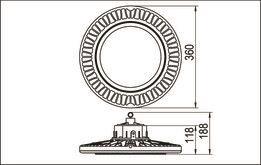 RIDI Hallenstrahler Lunaro IP65  0326964 