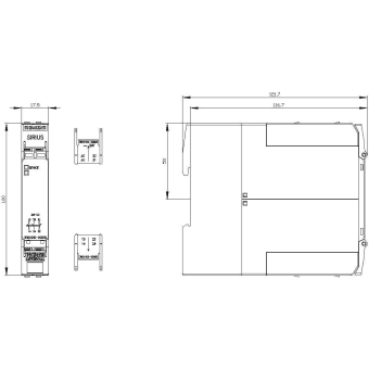 Siemens Koppelrelais 2S+1Ö 3RQ1000-2GB00 
