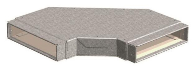 Flamro 41133 Brandschutzkanal verzinkt 