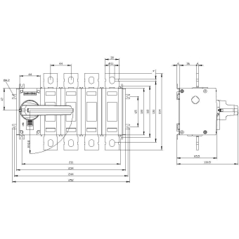 Siemens 3KD42420PE100 Lasttrennschalter 