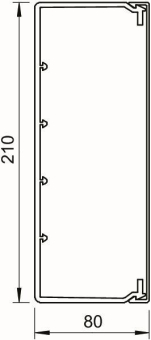 OBO WDK80210GR Wand-u.Deckenkanal 