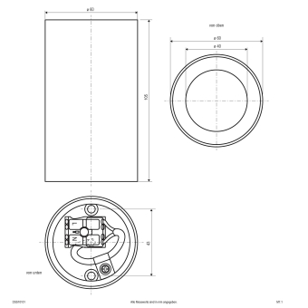 EVN Deckenanbau -rund -weiß     DSS10101 