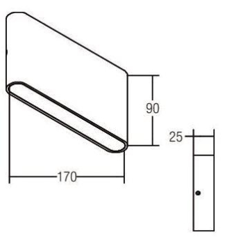 BRUM LED-Fassadenleuchte IP54   10046173 