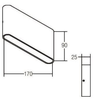 BRUM LED-Fassadenleuchte IP54   10046173 