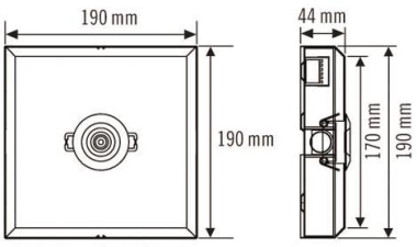 Esylux ELH O LED SC SM weiß   EN10080036 