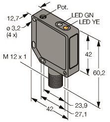 Turck Lichttaster 3044336   QM42-VP6-D-Q 