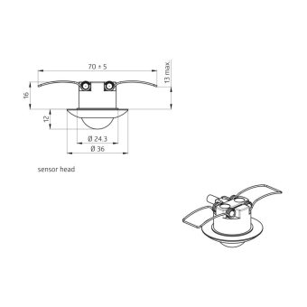 BEG Mini-Präsenzmelder PD9-Slave,  92915 