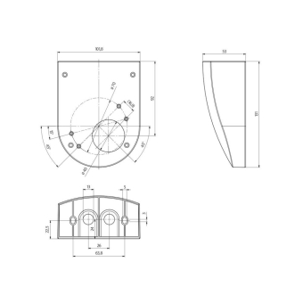BEG Luxomat Wandhalterung für      92441 