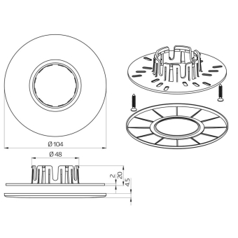 BEG 92833 UP-  UP-Adapter Set 2 für PD11 