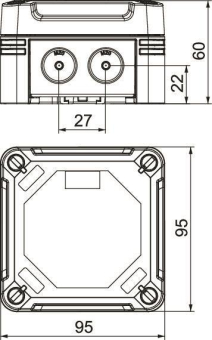 OBO X01 G M20 LGR Kabelabzweigkasten 