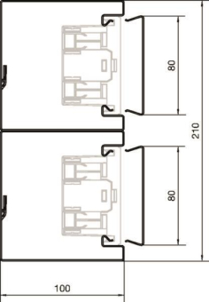 Hager Brüstung.Unterteil BRS1002101DVERZ 