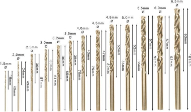 Bosch Metallbohrer-Set Robust 2607019926 