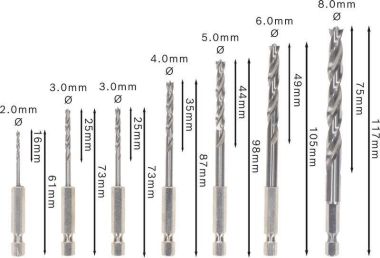 Bosch Holzspiralbohrer-Set    2607019923 