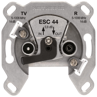 KATH Antennendose Durchgang 2fach ESC 44 