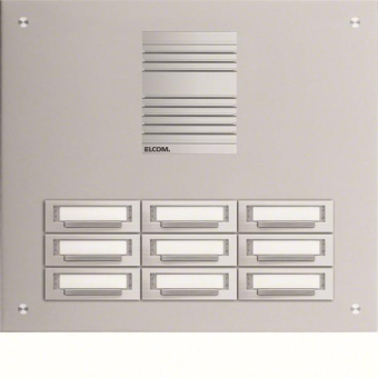 ELCOM Aluminium-Türstation   TUP-9/3 EV1 