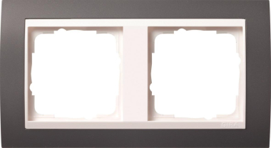 GIRA 0212328 Abdeckrahmen 2fach Zwischen 