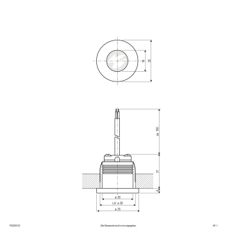 EVN P-LED Einbauleuchte rund   P02030102 