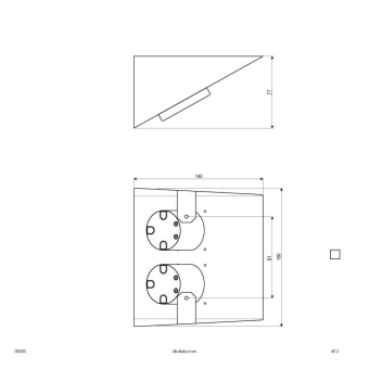 EVN Möbelanbau-Doppelsteckdose    092250 