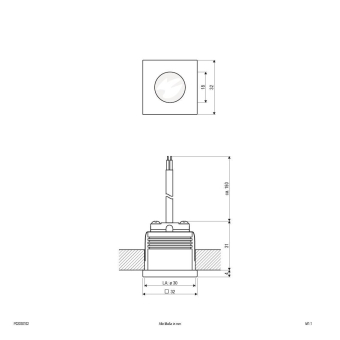 EVN P-LED Einbauleuchte        P04030102 