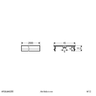 EVN APEBLMAD200 Alu-     AP EB LM AD 200 