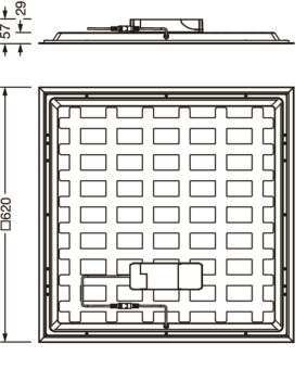 SITECO LED-Panel Apollon41  51MH11W72443 