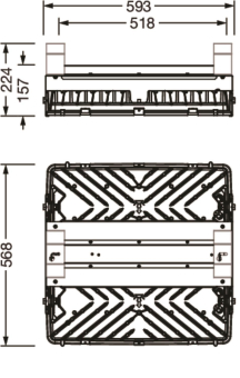Siteco Highbay LED,1x       51HF61DB4TMA 