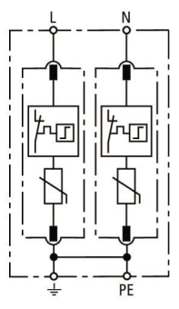DEHN ÜS-Ableiter DEHNguard M DG M TN 150 
