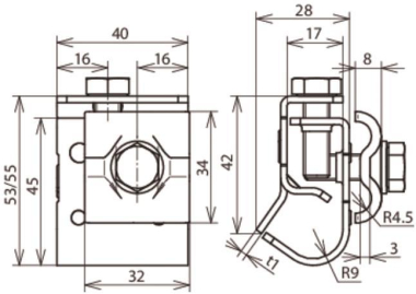 DEHN Dachrinnenklemme             339059 