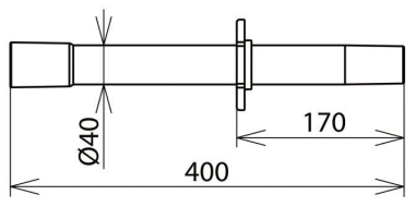 DEHN Saugrohr mit             SRH 400 NS 