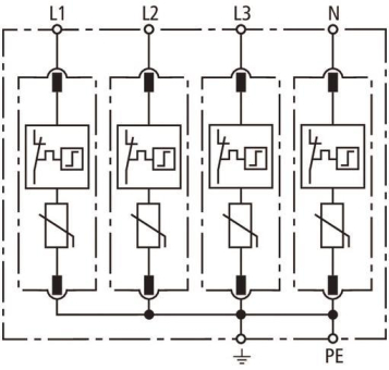 DEHN ÜS-Ableiter DEHNguard  DG M TNS 150 