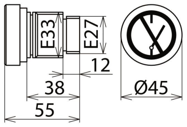 DEHN Isolierstopfen Gr.E 27/3     785640 