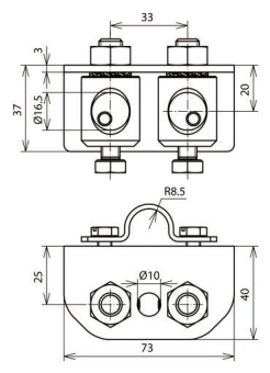DEHN Befestigungs-Adapter         106325 