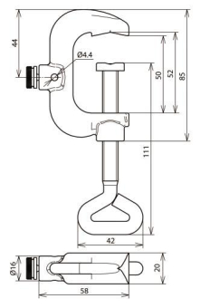 DEHN Prüfklemme TG/tZn Klemmber.- 589000 