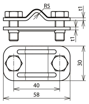 DEHN Trennklemme Niro m.          459039 
