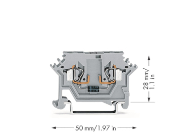 WAGO 280-613/281-411 Bauelementklemme,2 
