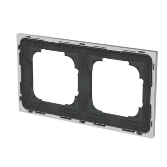 BJ Rahmen 2-fach m.Dekorring   1722-456M 