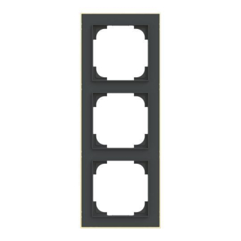 BJ Rahmen 3-fach m.Dekorring   1723-453M 