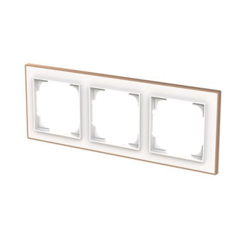 BJ Rahmen 3-fach m.Dekorring   1723-441M 