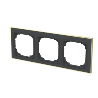 BJ Rahmen 3-fach m.Dekorring   1723-453M 
