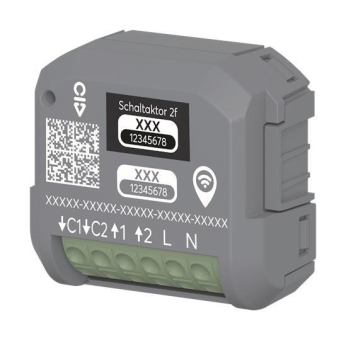 BJ Schaltaktor 2-fach UP WL   62821 U-WL 