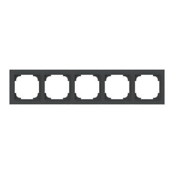 BJ Rahmen 5-fach m.Dekorring   1725-456M 