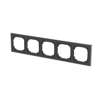 BJ Rahmen 5-fach m.Dekorring   1725-456M 