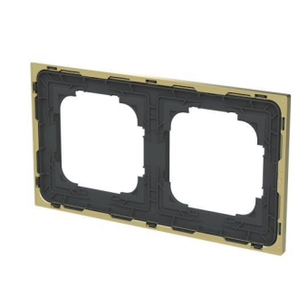 BJ Rahmen 2-fach m.Dekorring   1722-453M 