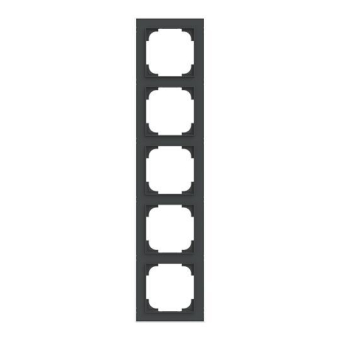 BJ Rahmen 5-fach m.Dekorring   1725-456M 