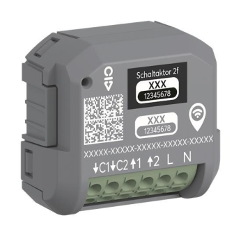 BJ Schaltaktor 2-fach UP WL   62821 U-WL 