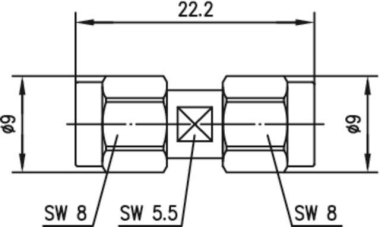 TEGA SMA-Kupplung AU         J01154A0031 