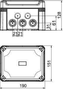OBO X10 SW Kabelabzweigkasten 